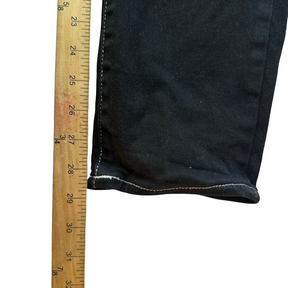 True Religion Men's Black Rocco Relaxed Skinny Jeans Size 38 - Picture 9 of 9